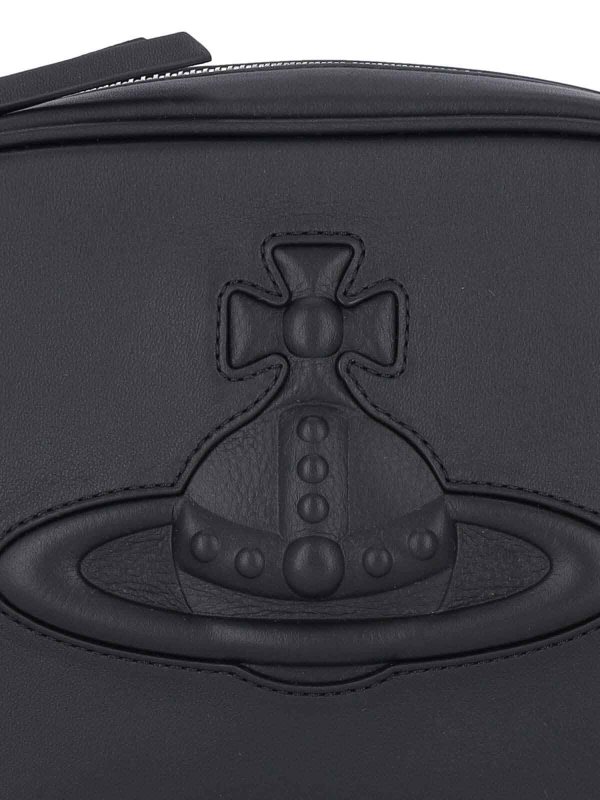 クロスボディバッグ - 黒 shop online: VIVIENNE WESTWOOD