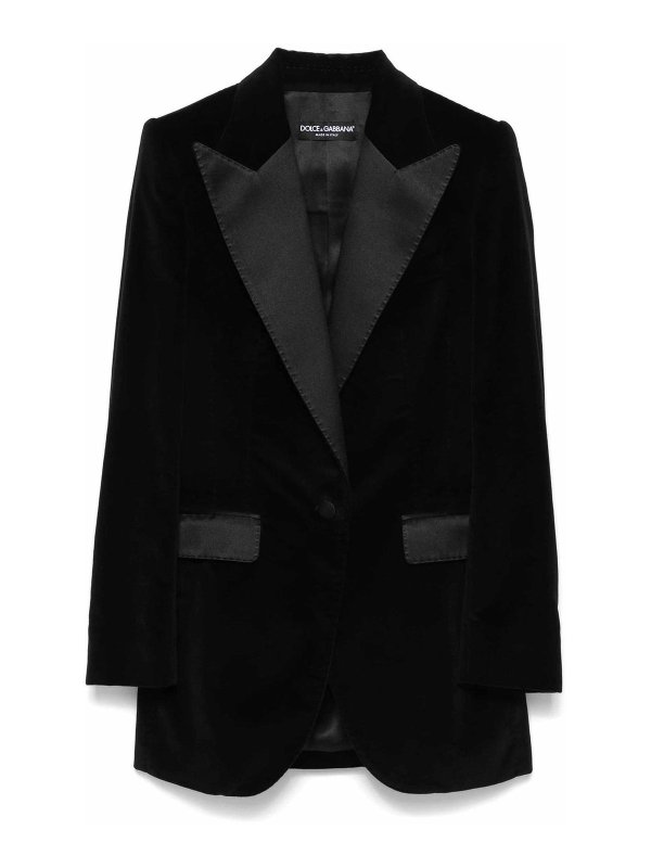DOLCE & GABBANA: Blazer - Blazer - Schwarz
