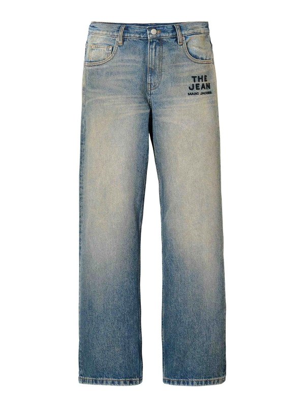 MARC JACOBS: bootcut jeans - Washed Jeans