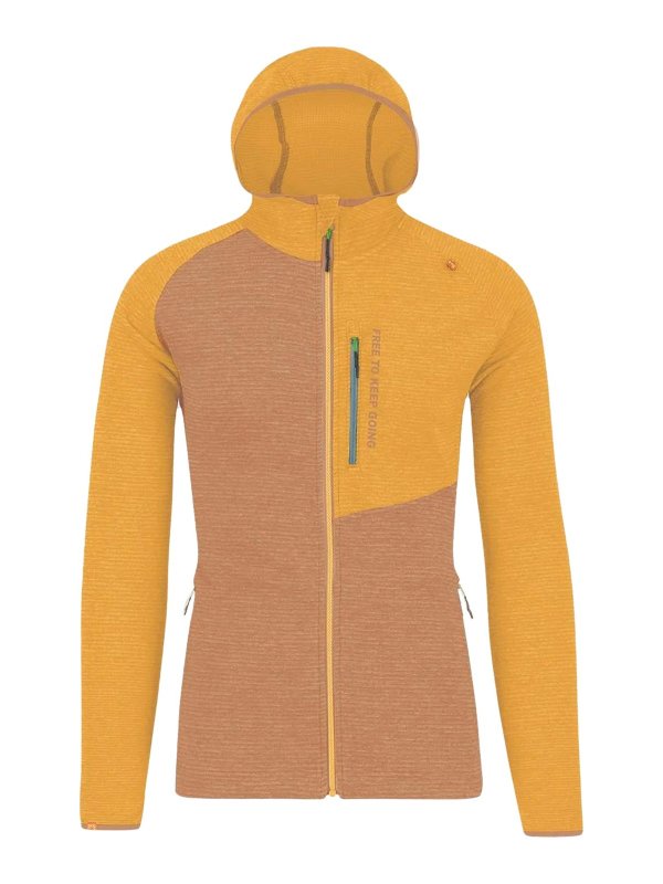 KARPOS: Sweatshirts & Sweaters - Camoscio Full Zip Hoodie