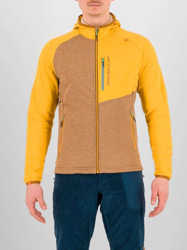 The Best Shops KARPOS: Sweatshirts & Sweaters - Camoscio Full Zip Hoodie