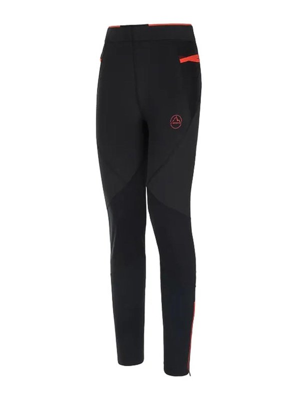 LA SPORTIVA: Trousers Shorts - Black/Orange Primal Pants