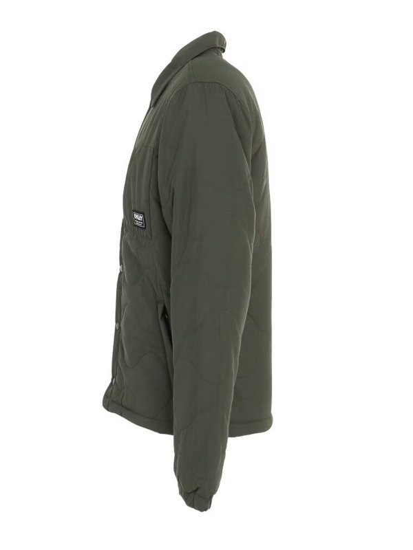 OAKLEY: blazers online - Green Quilted Sherpa Jacket