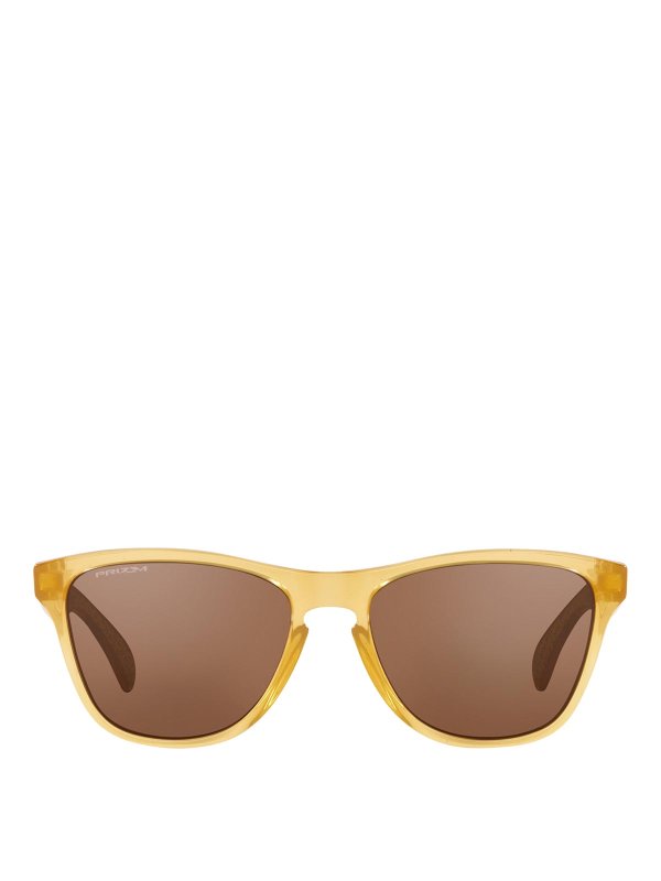 OAKLEY: sunglasses - Beige Frogskin Sunglasses