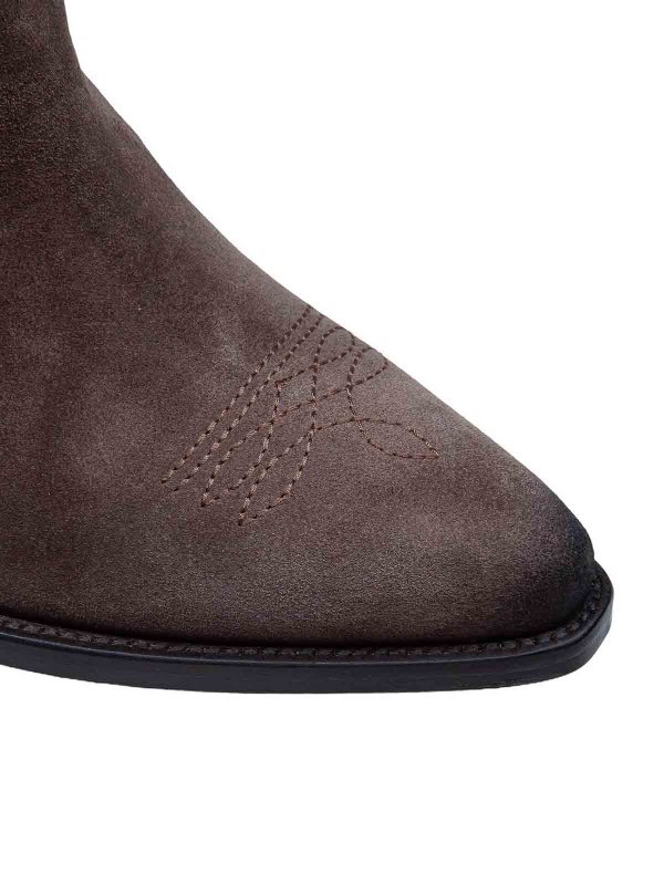 The Best Shops GOLDEN GOOSE: boots - Camperos Boot In Brown Suede