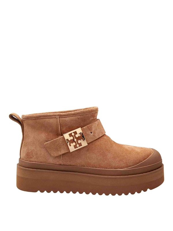 TORY BURCH: ankle boots - Mellow Ankle Boots In Shearling