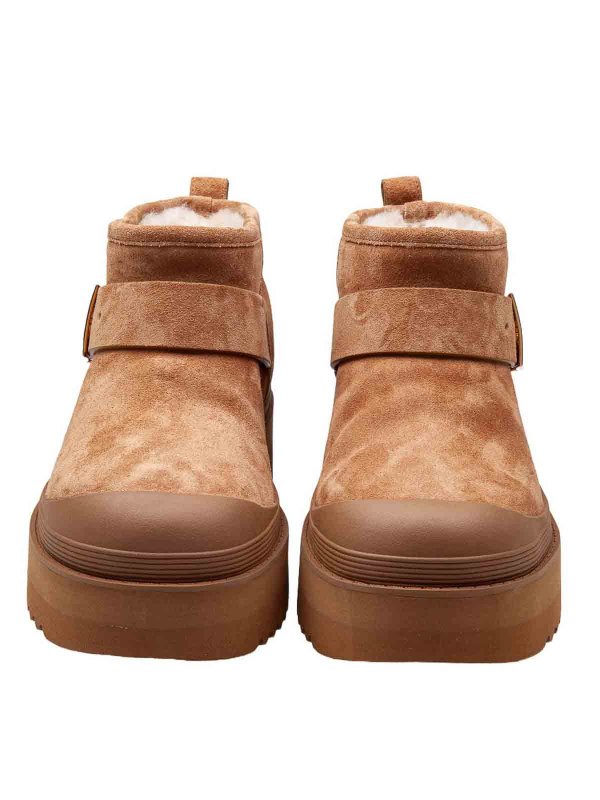 The Best Shops TORY BURCH: ankle boots - Mellow Ankle Boots In Shearling