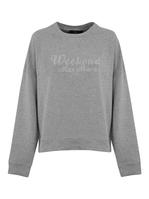 WEEKEND MAX MARA: スウェット＆セーター - スウェットシャツ/セーター - グレー