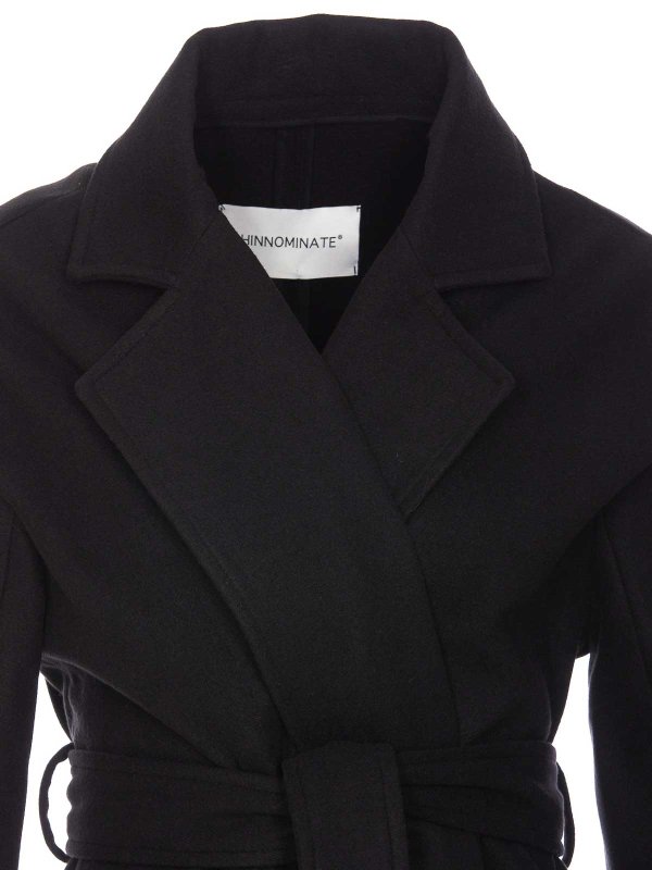 ショートコート - 黒 shop online: HINNOMINATE