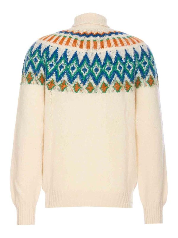 HOWLIN: Strickpullover mit Rundhalsausschnitt online - Rundhalspullover - Weiß