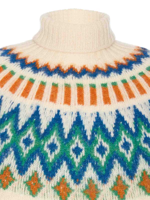 Rundhalspullover - Weiß shop online: HOWLIN