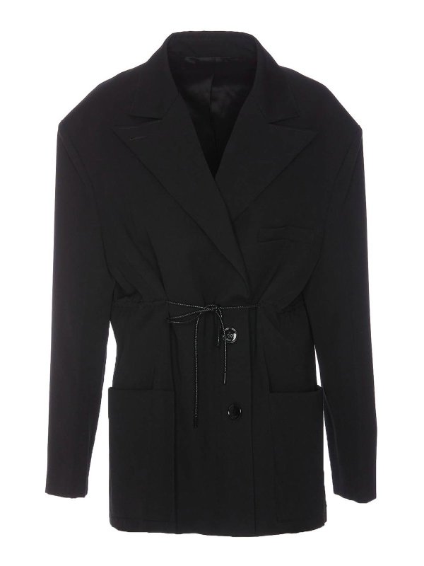 LANVIN: casual jackets - Deconstructed Jacket