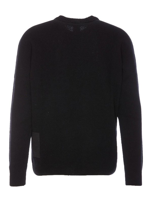 TEN C: Suéteres con cuello pico online - Suéter Cuello Redondo - Negro