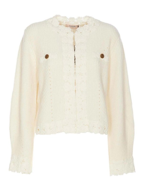 TWINSET: カーディガン - カーディガン - 白