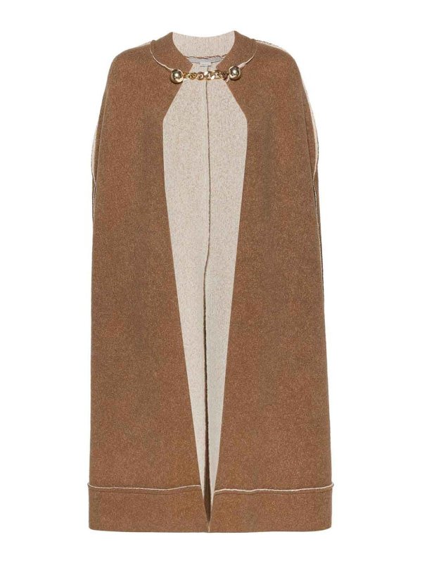 STELLA McCARTNEY: Capas  y Ponchos - Capa - Beis