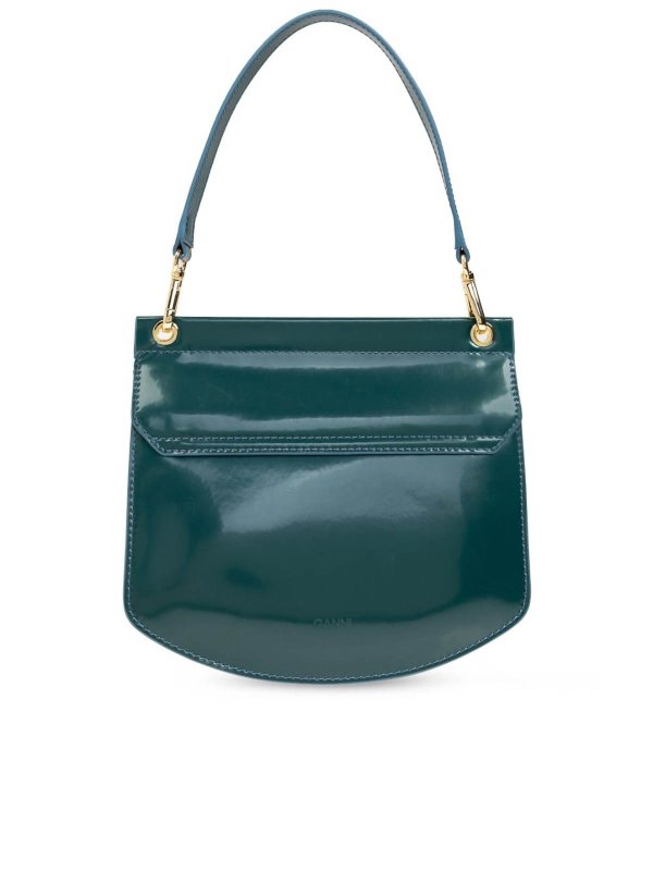 クロスボディバッグ - 緑 shop online: GANNI