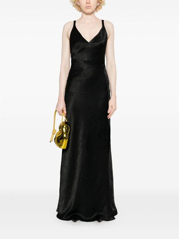 The Best Shops ALEXANDER MCQUEEN: Maxikleider - Maxikleid - Schwarz