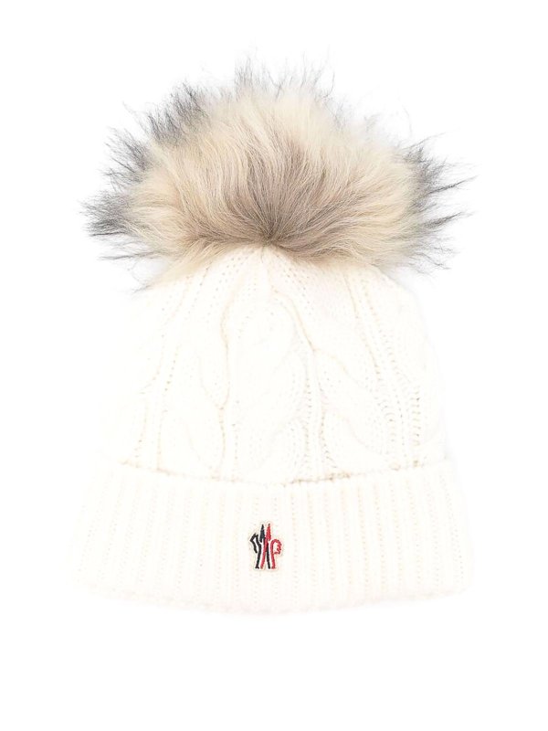 MONCLER GRENOBLE: Chapeaux - Chapeau - Blanc