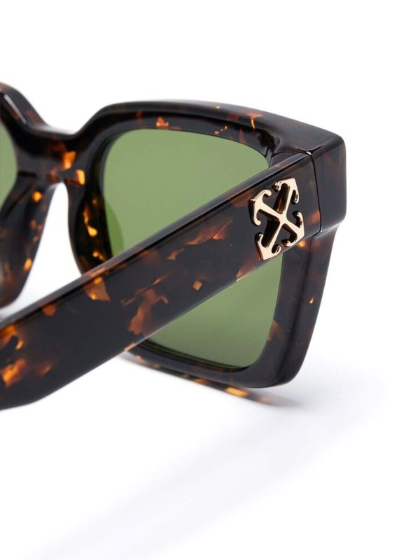 The Best Shops OFF-WHITE: サングラス - サングラス - ブラウン