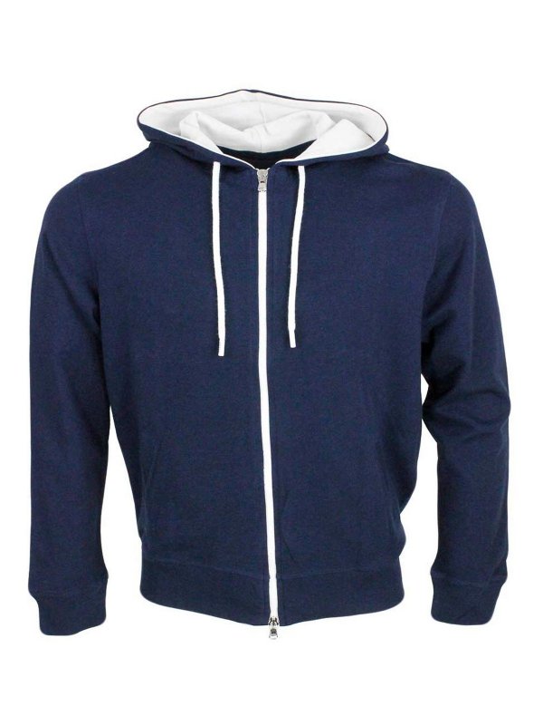 BARBA: スウェット＆セーター - スウェットシャツ/セーター - ブルー