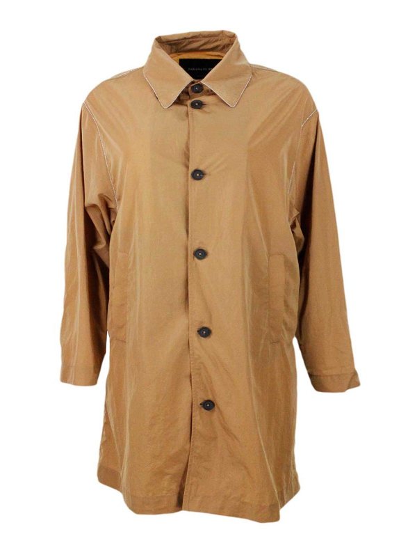 FABIANA FILIPPI: Trenchcoats - Trenchcoat - Braun