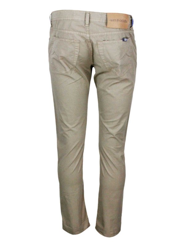 The Best Shops JACOB COHEN: Casual Hosen - Casual Hose - Beige