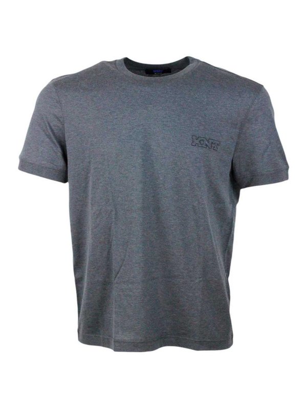KITON: T-shirts - T-Shirt - Gris