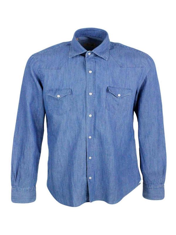 BARBA: Hemden - Hemd - Denim