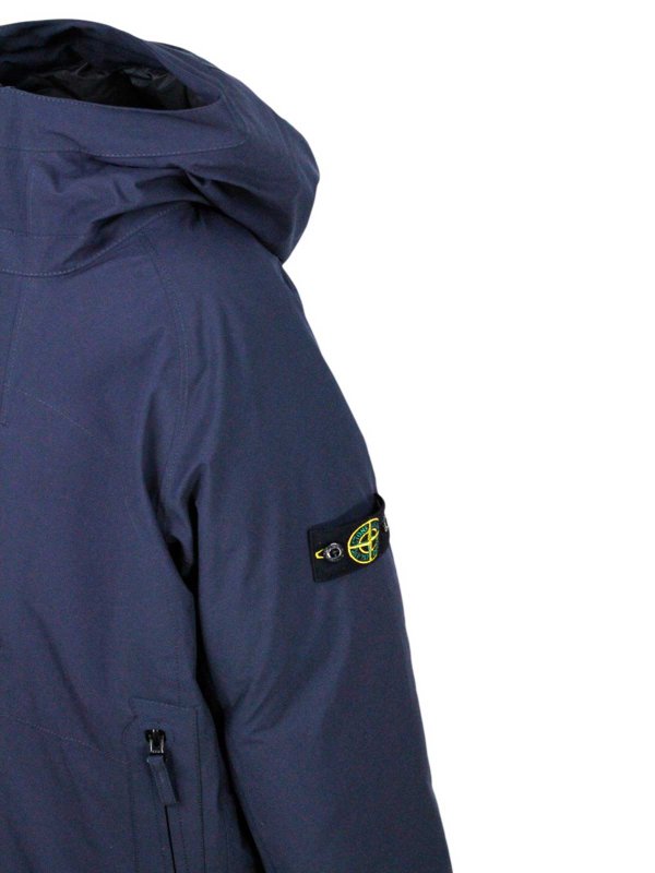 ショートコート - ブルー shop online: STONE ISLAND