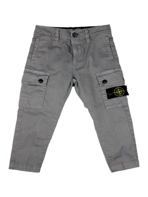 STONE ISLAND: pantaloni casual - Pantaloni