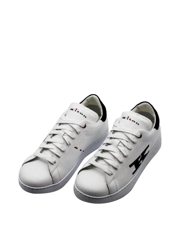 KITON: Sneaker - Sneaker - Weiß