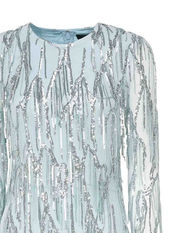 Vestido De Cóctel - Azul Claro shop online: ROTATE Birger Christensen