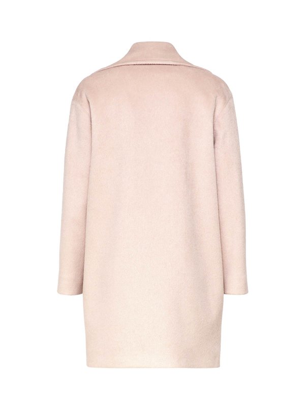 ALISHEVA: cappotti corti online - Cappotto in panno di lana