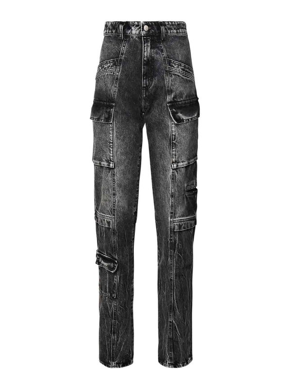 ICON DENIM: ブーツカットジーンズ - ブーツカットジーンズ - グレー