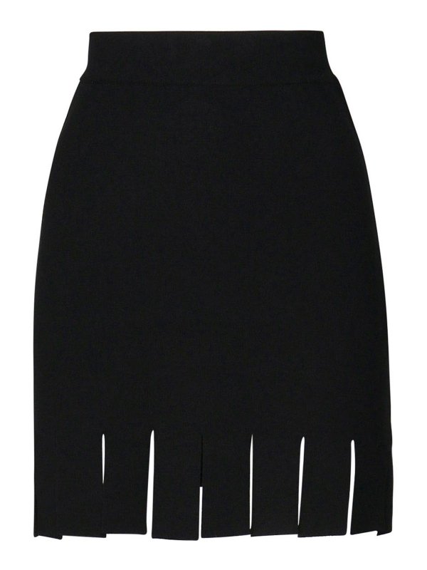 AKEP: mini skirts - Mini-Skirt With Fringes