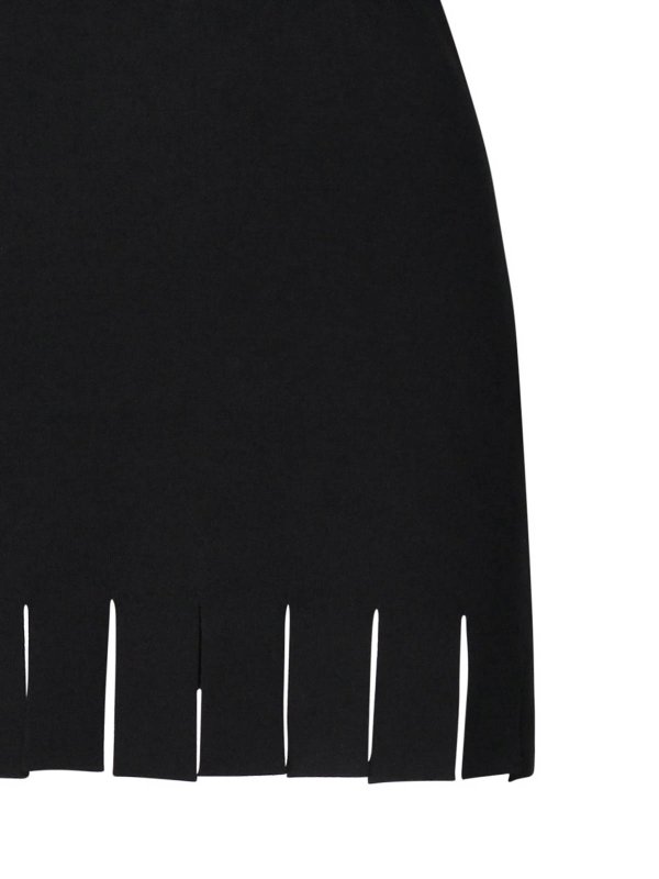 The Best Shops AKEP: mini skirts - Mini-Skirt With Fringes