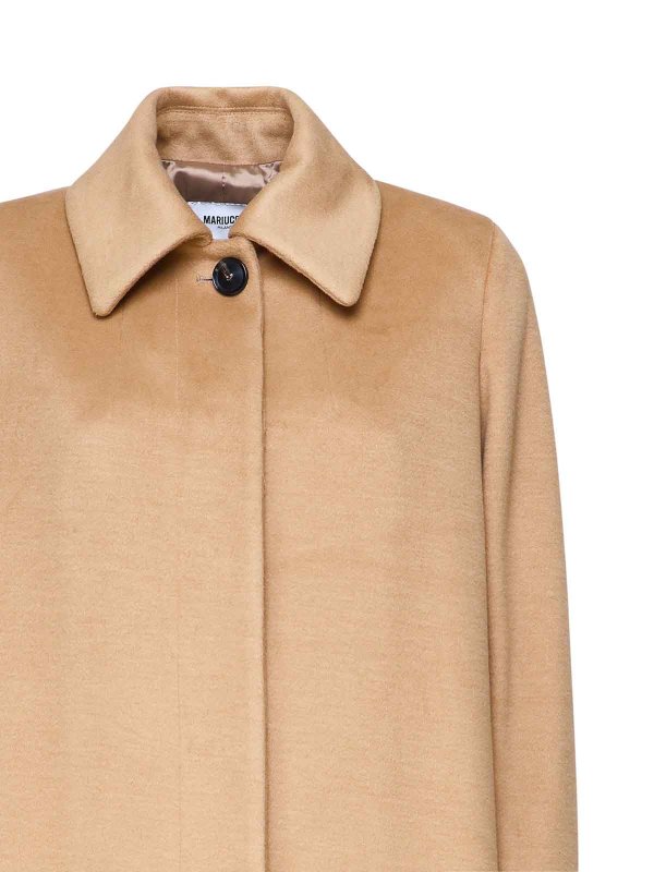 The Best Shops MARIUCCIA: cappotti corti - Cappotto in Misto Lana Vergine