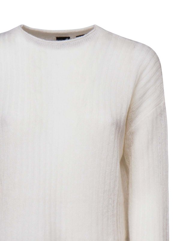 The Best Shops Pinko: Pull col rond - Pull Col Rond - Blanc