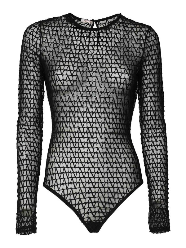 VALENTINO GARAVANI: トップス＆タンクトップ - トップ/タンクトップ - 黒