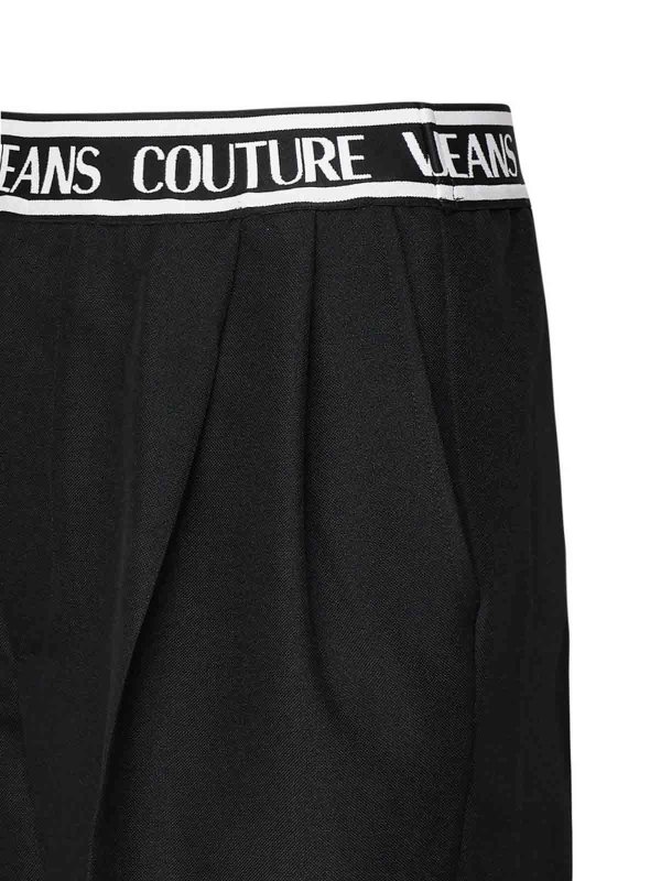 The Best Shops Versace Jeans Couture: トラウザーショーツ - ショートパンツ - 黒