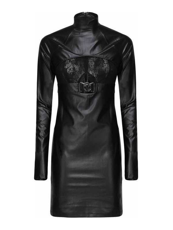 Versace Jeans Couture: ショートドレス - ショートドレス - 黒