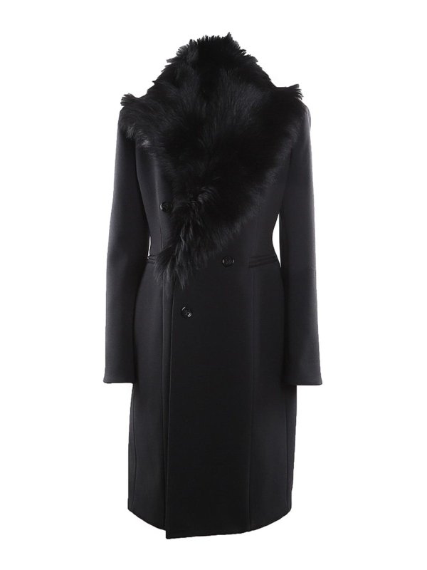 BOTTEGA VENETA: ショートコート - ショートコート - 黒