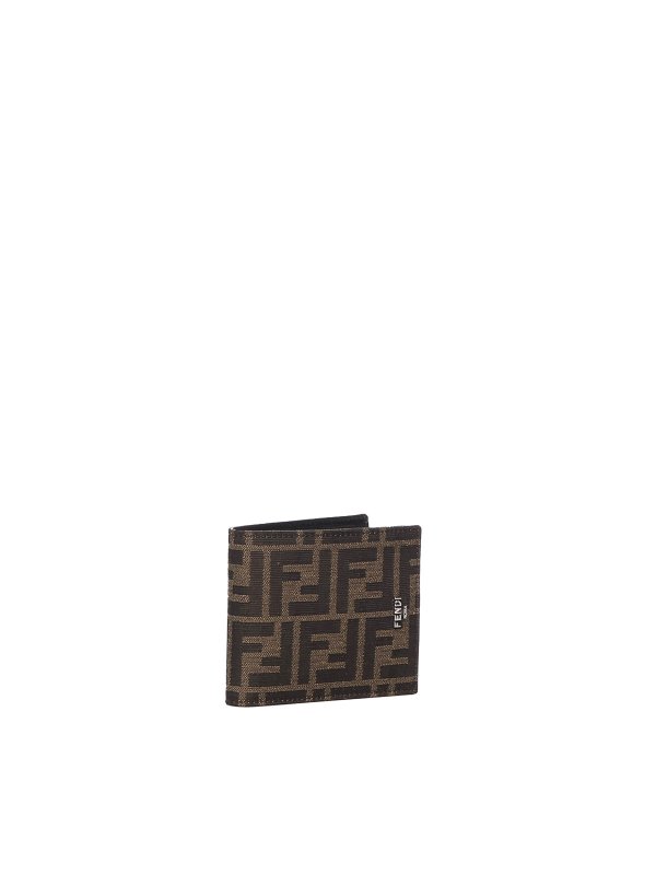 The Best Shops FENDI: wallets & purses - Ff Bi-Fold Fabric Wallet