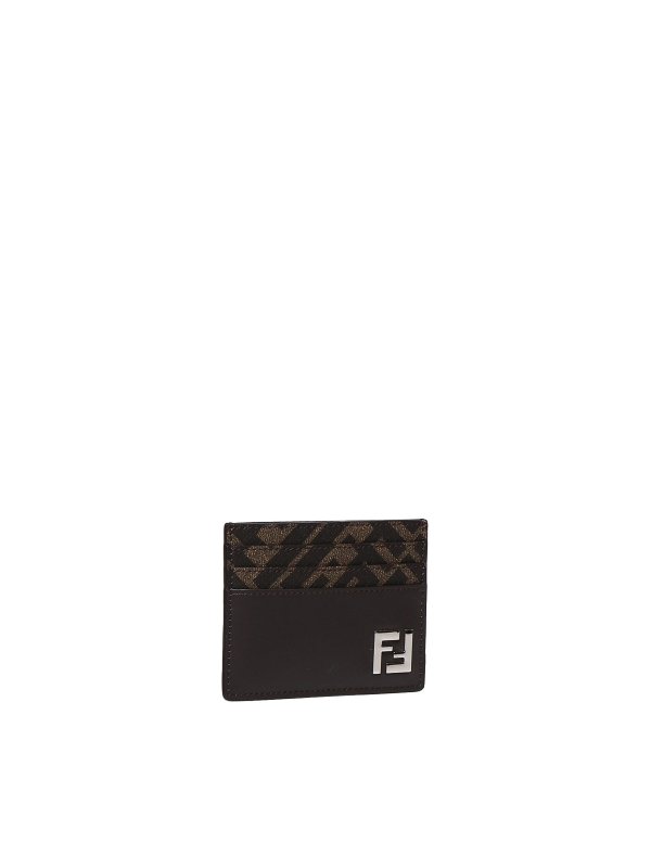 The Best Shops FENDI: wallets & purses - Card Holder In Fabric And Leather