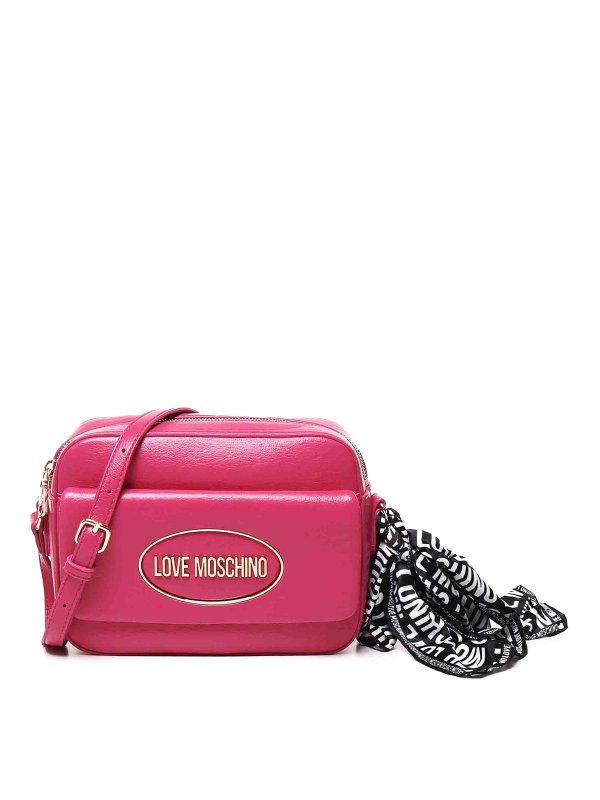 LOVE MOSCHINO: クロスボディバッグ - クロスボディバッグ - フクシア
