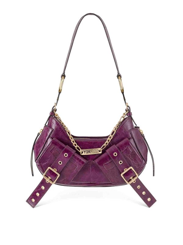 BIASIA: クロスボディバッグ - クロスボディバッグ - 紫