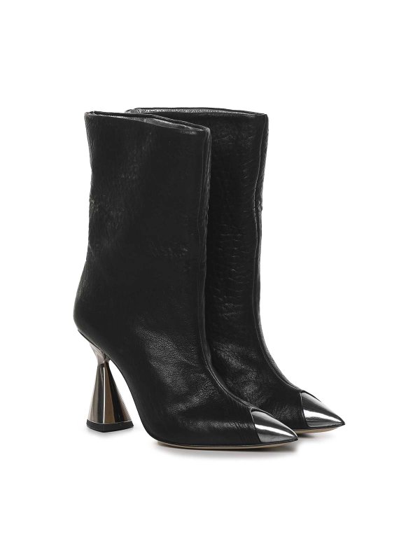 The Best Shops ALCHIMIA: ankle boots - Ankle Boots With Contrasting Toe