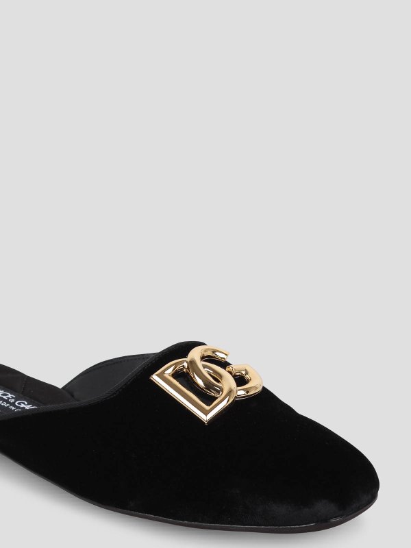 The Best Shops DOLCE & GABBANA: flip flops - Slippers With Logo Plaque