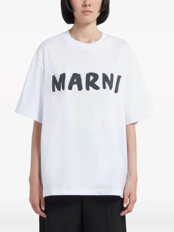 T-Shirt - Weiß shop online: Marni