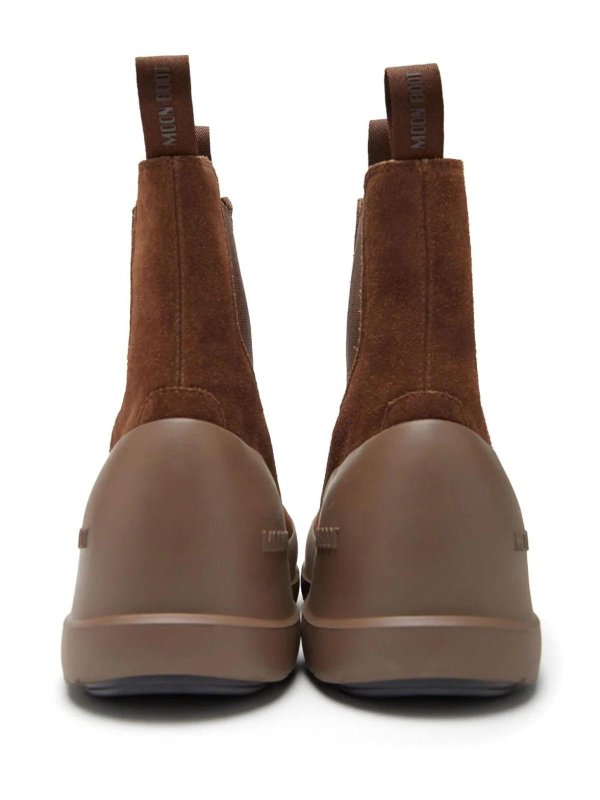 The Best Shops Moon Boot: ankle boots - Luna Brown Boots